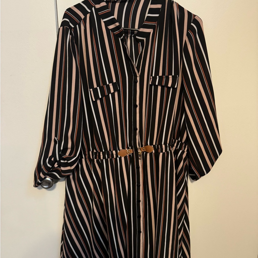 Always indigo 3x blouse/dress